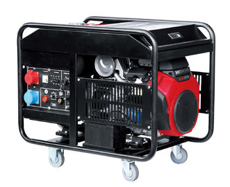 10.0KW Max Power Three Phase Generator , Welding Generator Set 25L Fuel Tank