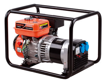 2500W Gasoline Powered Standby Generator , Petrol Genset Power Machine GF168F Engine