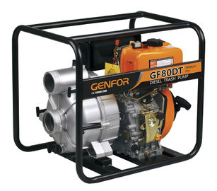 178FA Engine 6.5HP Diesel Water Pump 3 Inch 80mm Outlet 26m Lift GENFOR